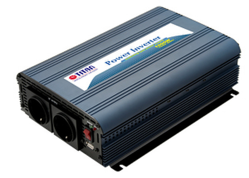 Titan HW-1000V6 Для помещений 1000Вт Черный, Синий адаптер питания / инвертор
