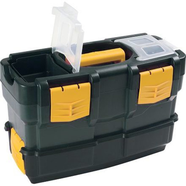 Art Plast 6300V Plastic,Polypropylene Black,Yellow tool box