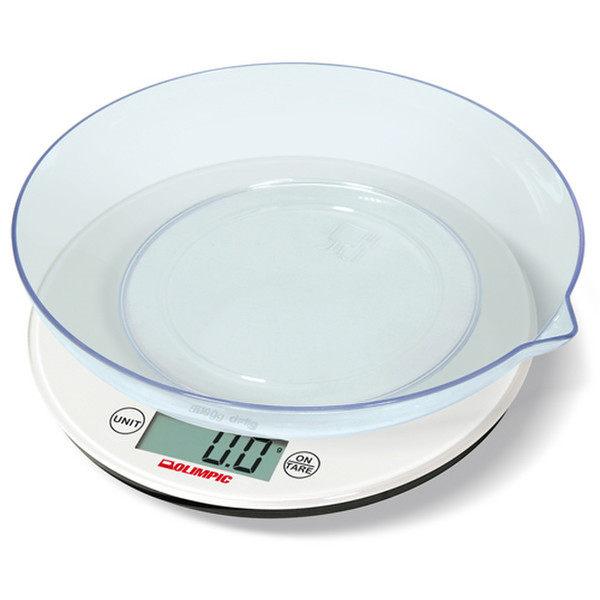 Olimpic Grazia Electronic kitchen scale Weiß