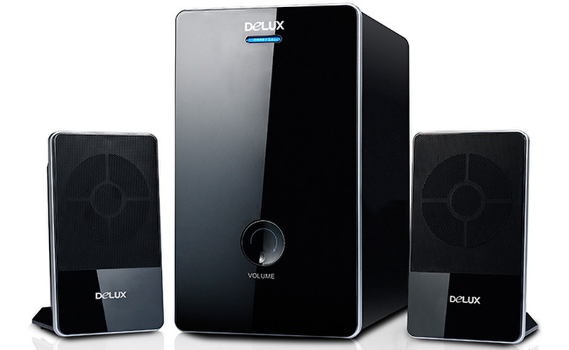 Delux DLS-X508 10W Schwarz Lautsprecherset