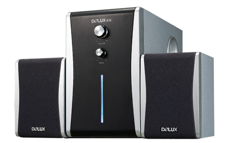 Delux DLS-2165 10W Schwarz Lautsprecherset