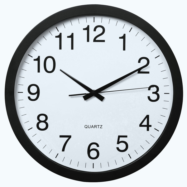 Hama PG-400 Jumbo Quartz wall clock Circle Black