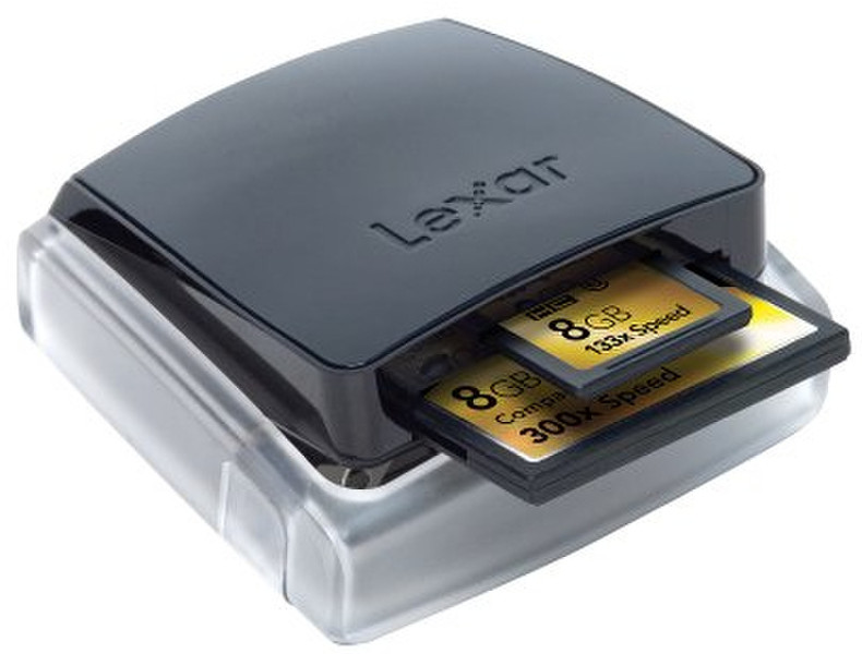 Lexar Professional USB 3.0 Dual-Slot Reader USB 3.0 (3.1 Gen 1) Type-A Black card reader