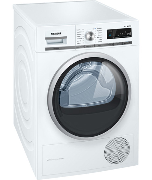 Siemens WT47W570EX freestanding Front-load 8kg A+++ White tumble dryer