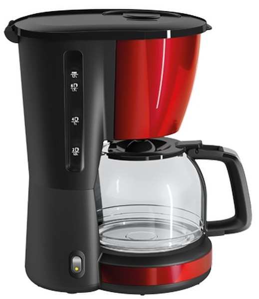 Hotpoint CM TDC DR0 Drip coffee maker 6cups Black,Red coffee maker