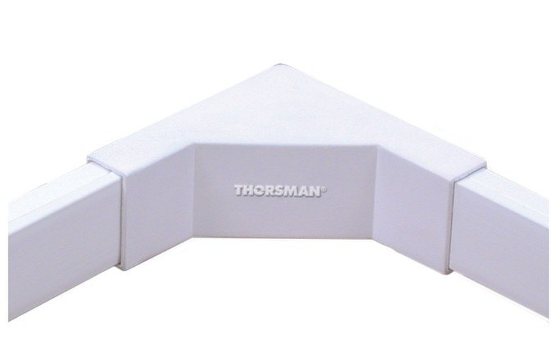Thorsman 5120-02001 Curve cable tray Белый кабельный короб