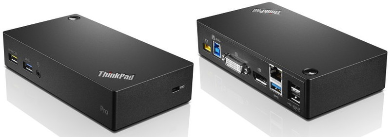 Lenovo ThinkPad USB 3.0 Pro Dock USB 3.0 (3.1 Gen 1) Type-A Schwarz