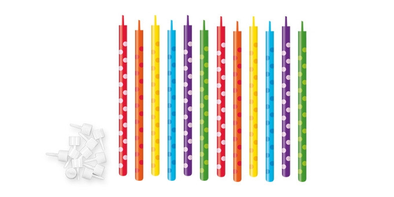 Tescoma DELÍCIA KIDS Round Multicolour 12pc(s) wax candle