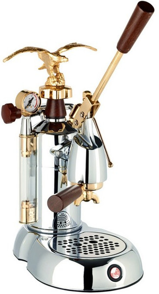la Pavoni Expo 2015 EXP Espresso machine 1.6л 16чашек Хром, Золотой, Деревянный