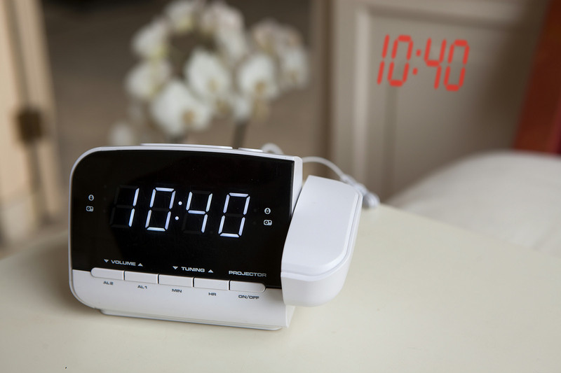 Salora CR618P Digital alarm clock Black,White alarm clock
