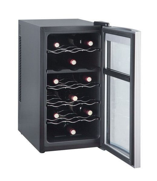 Avanti EWC18N2PD freestanding Thermoelectric wine cooler Black 18bottle(s) wine cooler