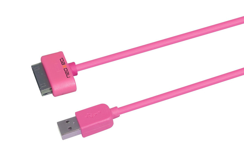 Neoxeo X250A250 1м USB A Apple 30-p Розовый