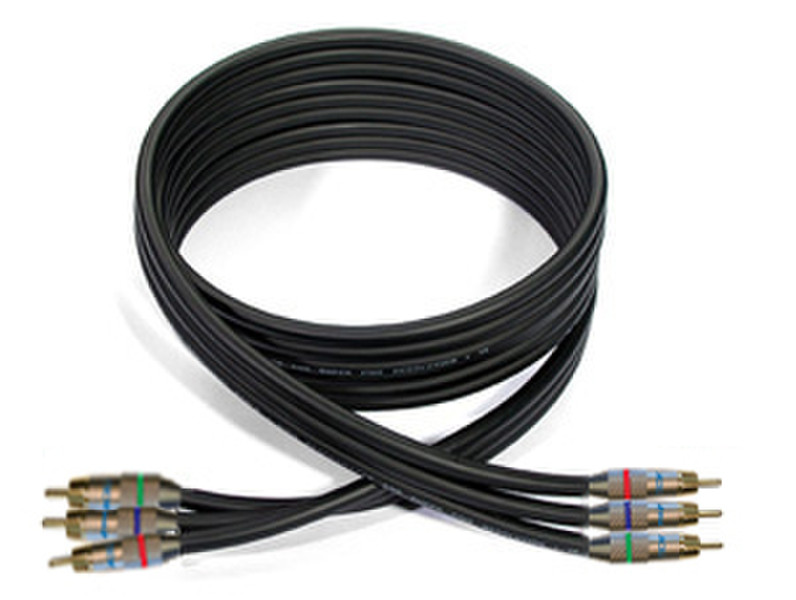 Accell UltraVideo Component Video 1m 2 x RCA 2 x RCA Schwarz Component (YPbPr)-Videokabel