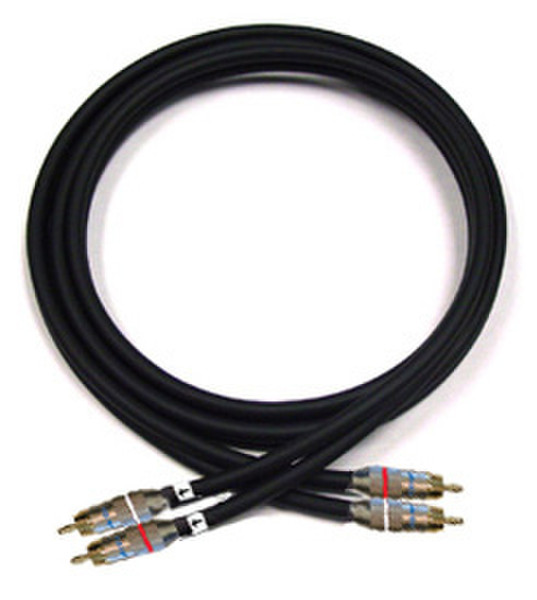 Accell UltraAudio Analog Audio Cable – 2m/6.6ft 2m Schwarz Audio-Kabel