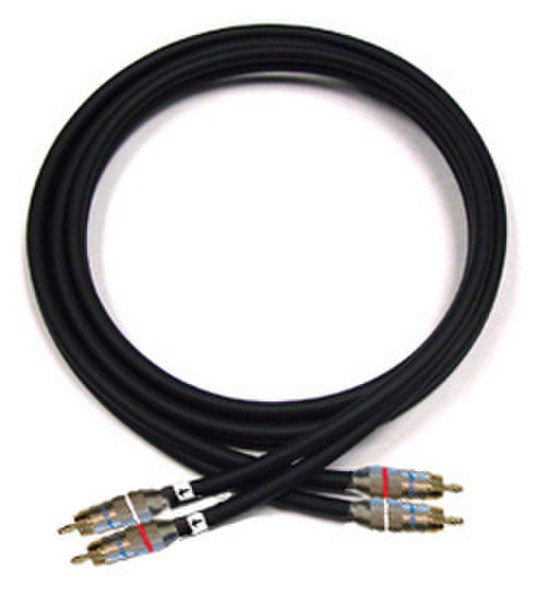 Accell UltraAudio Analog Audio Cable – 6.6ft/2m 2м Черный аудио кабель