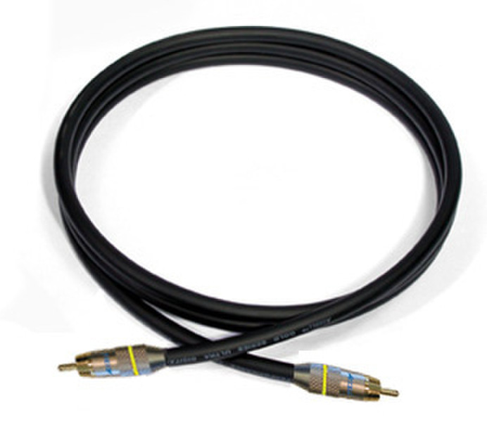 Accell UltraVideo Composite Cable - 2m/6.6ft 2m Schwarz Composite-Video-Kabel