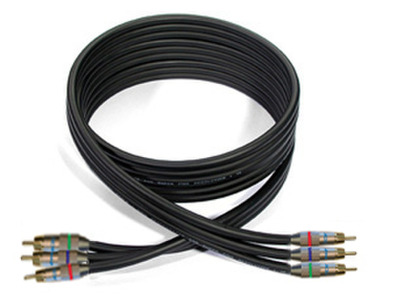 Accell UltraVideo Component Video Cable-Straight 2m/6.6ft 2м Черный компонентный (YPbPr) видео кабель