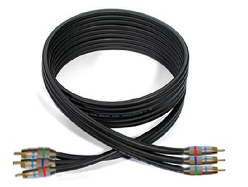 Accell UltraVideo Component Video Cable-Straight 1.5m/4.9ft 1.5м Черный компонентный (YPbPr) видео кабель