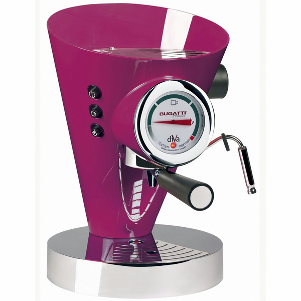 Bugatti Italy Diva Espresso machine 0.8л Хром, Лиловый