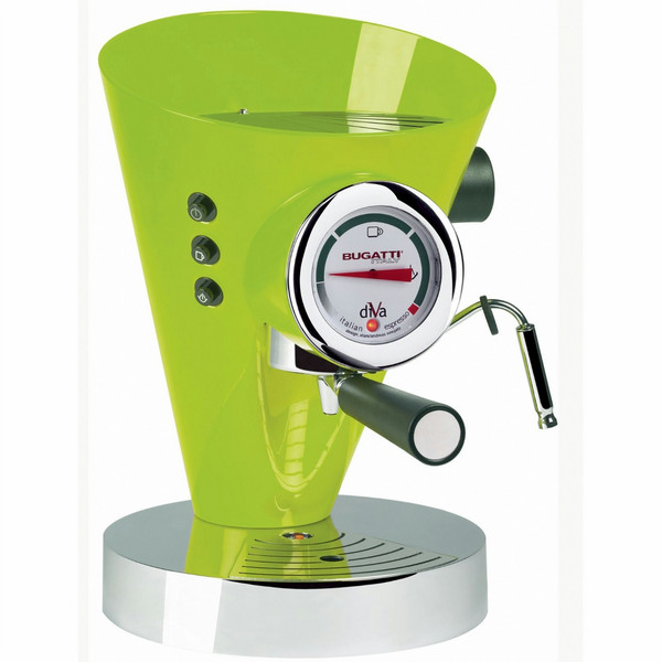 Bugatti Italy Diva Espresso machine 0.8л Хром, Зеленый