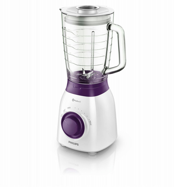 Philips Viva Collection HR2173/00 Tabletop blender 1.5L 600W Violet,White blender