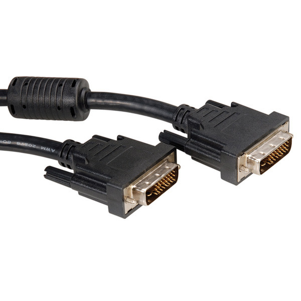 ROLINE Monitor DVI Cable, DVI (24+1), Dual Link, M/M 7.5 m