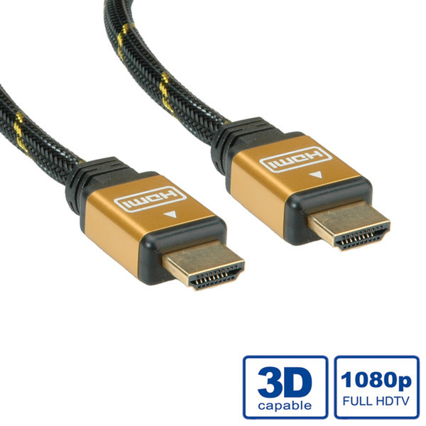 ROLINE GOLD HDMI High Speed Cable + Ethernet, M/M 7.5 m