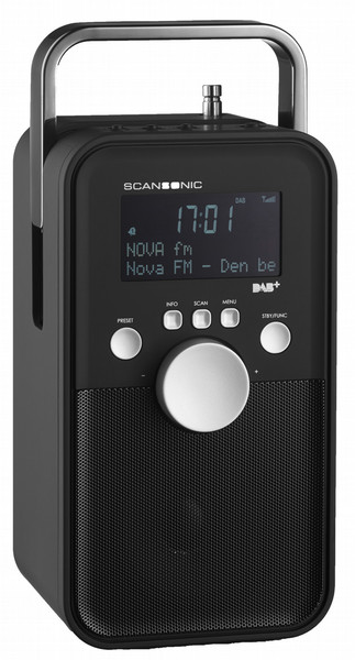 Scansonic PA3600 Tragbar Digital Schwarz Radio