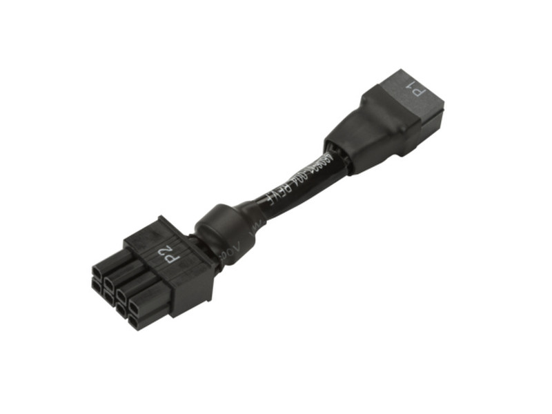 HP 6pin to 8pin Power Supply Adapter 8-pin 6-pin Black