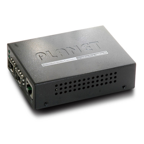 Planet FT-1205A 200Мбит/с Черный сетевой медиа конвертор