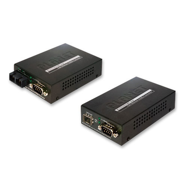 Planet ICS-105A 300Mbit/s 1310nm Black network media converter