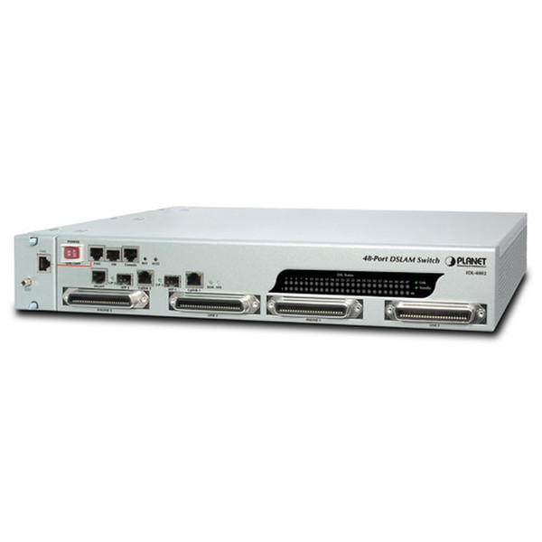 Planet IDL-4802 Управляемый Gigabit Ethernet (10/100/1000) Серый сетевой коммутатор