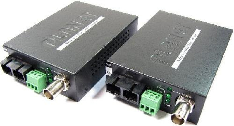 Planet VF-102SC-KIT AV transmitter & receiver Black AV extender