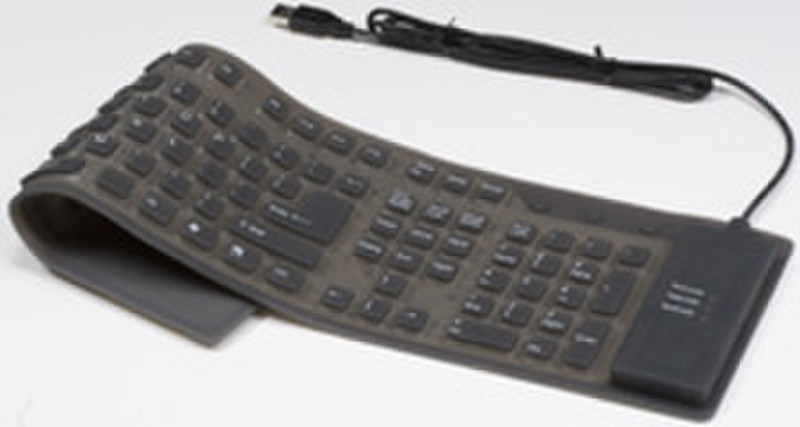 Targus Flexible Mobile Keyboard USB+PS/2 Черный клавиатура