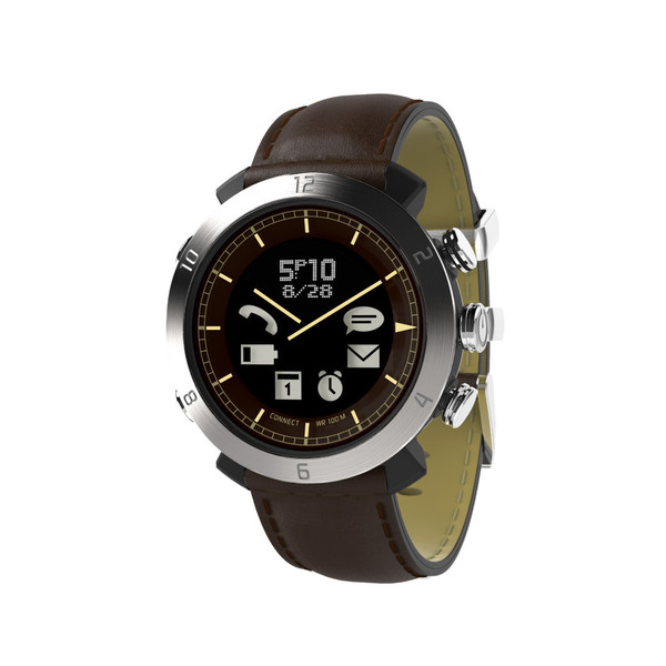 COGITO CLASSIC Leather Brown,Stainless steel smartwatch