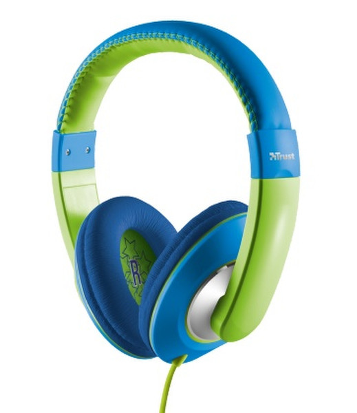 Trust 20729 Circumaural Head-band Blue,Green headphone