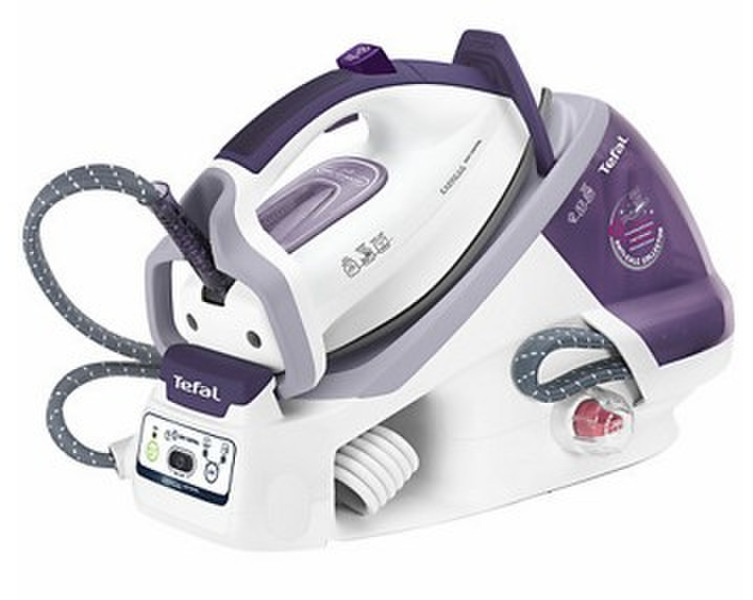 Tefal GV7555G0 1.7l Ultragliss soleplate Violett, Weiß Dampfbügelstation