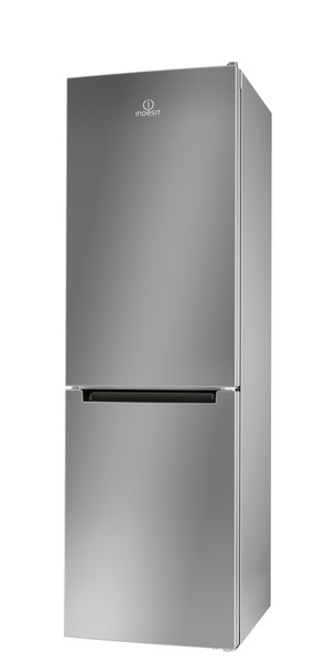 Indesit LI80 FF2 S B freestanding 305L A++ Stainless steel fridge-freezer