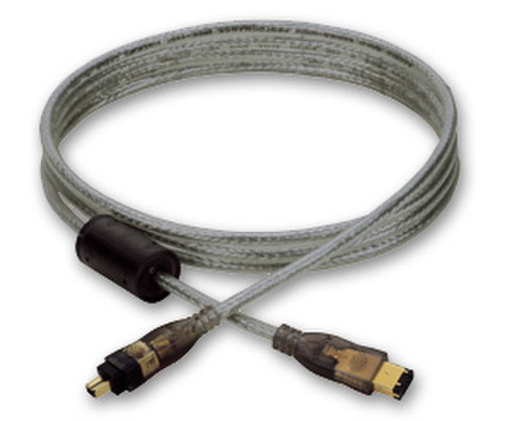 Accell FireWire® 14 ft./4.2m - 6-Pin/4-Pin 4.2m firewire cable