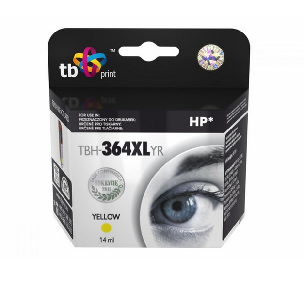 TB Print TBH-364XLYR 750pages Yellow laser toner & cartridge