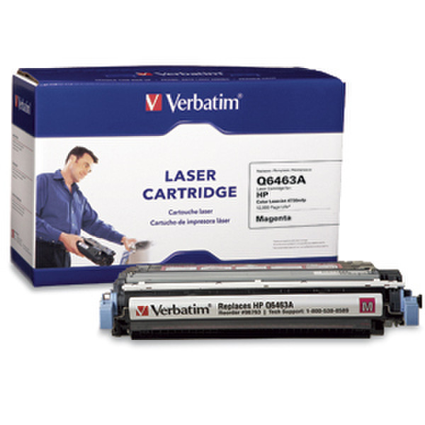 Verbatim HP Q6463A Replacement Laser Cartridge Magenta