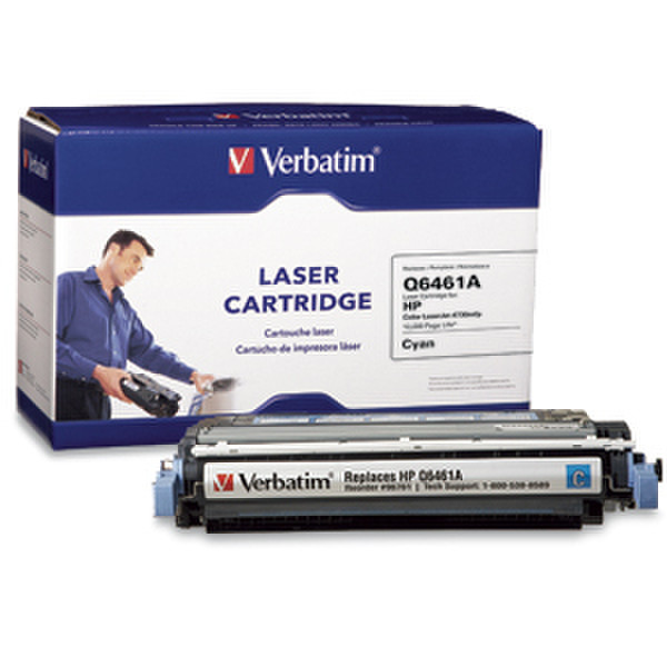 Verbatim HP Q6461A Replacement Laser Cartridge Cyan