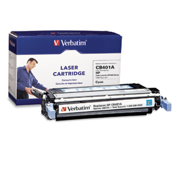 Verbatim HP CB401A Replacement Laser Cartridge Cyan