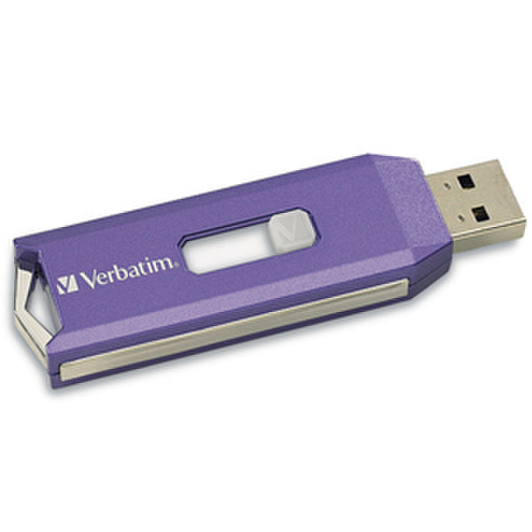 Verbatim Store 'n' Go® USB Flash Drive - 4GB 4ГБ USB 2.0 Тип -A Фиолетовый USB флеш накопитель
