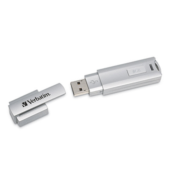 Verbatim Store 'n' Go® Corporate Secure USB Drive - FIPS Edition - 8GB 8ГБ USB 2.0 Тип -A Cеребряный USB флеш накопитель