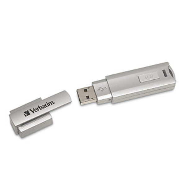 Verbatim Store 'n' Go® Corporate Secure USB Drive - FIPS Edition - 4GB 4ГБ USB 2.0 Тип -A Cеребряный USB флеш накопитель