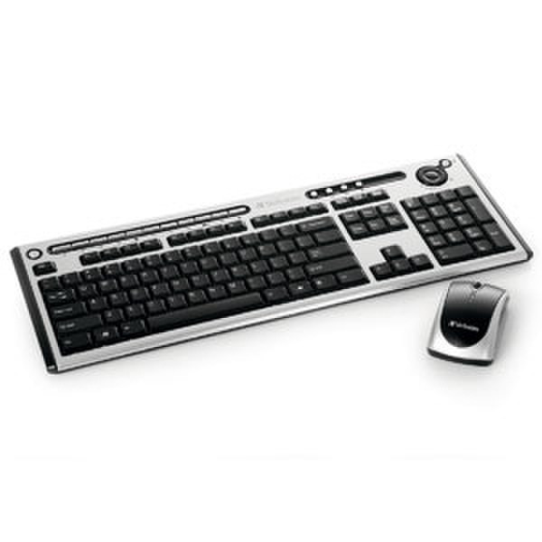 Verbatim Wireless Slim Keyboard/Mouse RF Wireless Tastatur