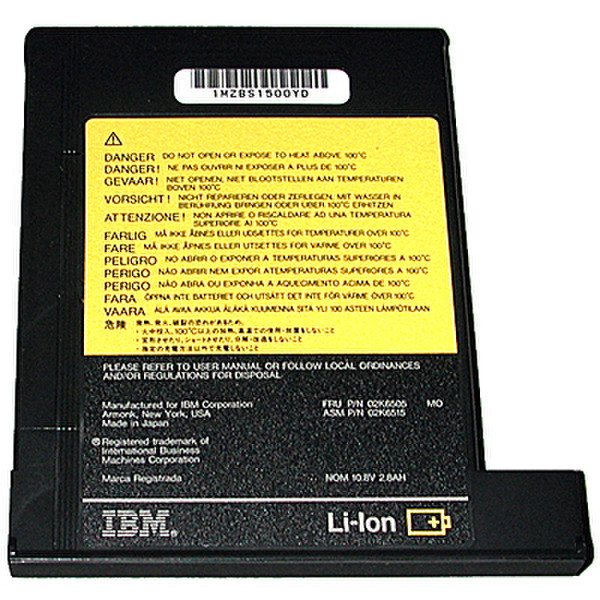 IBM ThinkPad 600E/X UltraslimBay Battery Lithium-Ion (Li-Ion) Wiederaufladbare Batterie