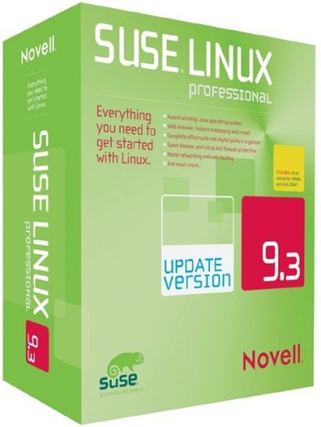 Novell SUSE LINUX Professional 9.3 Update