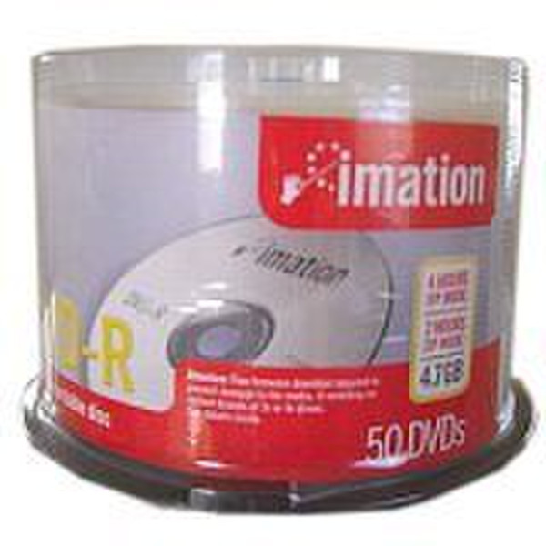 Imation DVD-R 4.7GB 8X PRINTABLE WHITE THERMAL SPINDLE (50) 4.7GB 50Stück(e)